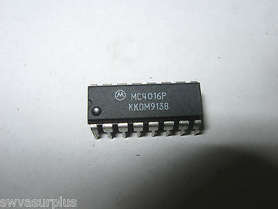 Motorola MC4016P DIP-16 Programmable N-Counter, New