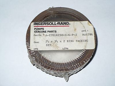 Ingersoll-Rand A2701R250C6P2 Ring Packing Set, 2-1/2" x 3-1/4" x 2", New