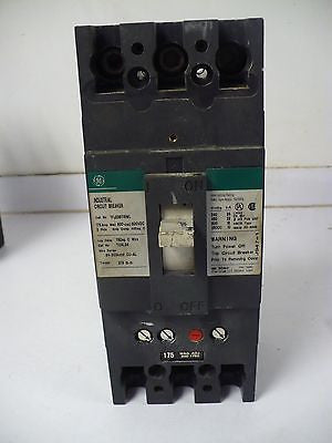 GE TFJ236175WL Circuit Breaker, 3 Pole, 175 Amp, Used