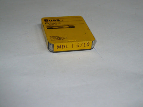 Bussmann MDL 1-6/10 Fuse, Box of 5, New
