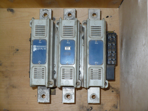 1 pc Telemecanique LC1 FL43 Contactor, 900 Amp, 48V Coil, Used