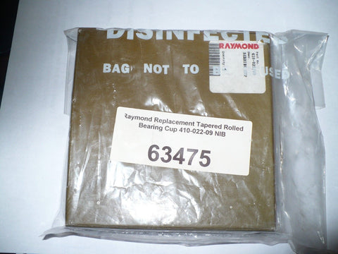 Raymond 410-022-09 Tapered Roller Bearing Cup, New