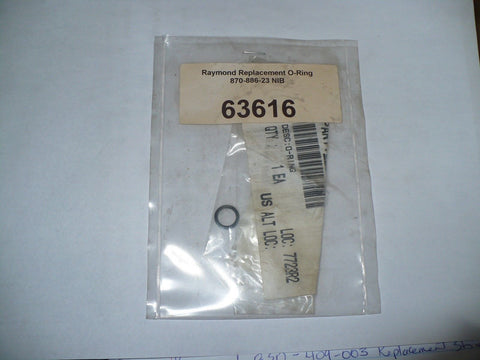 1 pc Raymond 870-886-23 Replacement O-Ring, New