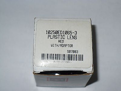 Cutler-Hammer 1025ED1065-3 Red Plastic Lens With Adaptor, New
