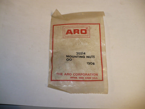 ARO 20514 Replacement Mounting Nuts, Pair, New