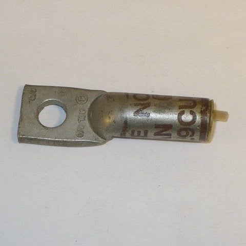 1 pc. Ilsco 8-Tan Die Aluminum One-Hole Compression Connector, #1/0 AWG, New