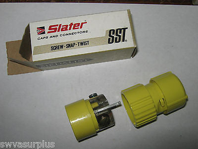 Slater 5669-C Straight Blade Connector, 15A, 250V, New