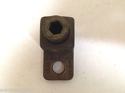 1 pc.Burndy KA34 Copper Lug, 4/0-500 MCM, Used