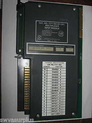 Allen-Bradley 1771-ISC DC(5V) Multiplexer Input Module, Rev. B, Series A, Used