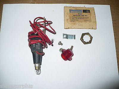 1 pc. Westinghouse PLK-1 Indicating Light Kit, Incomplete, For Parts Only