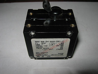 Carlingswitch Circuit Breaker, BB2-B0-24-620-221-D, 20 Amp, Used
