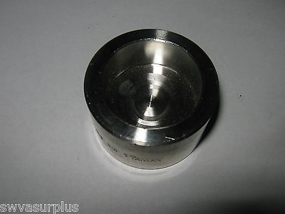 1 pc 1" Stainless Steel Socket Weld Cap, F304, SA/182, New
