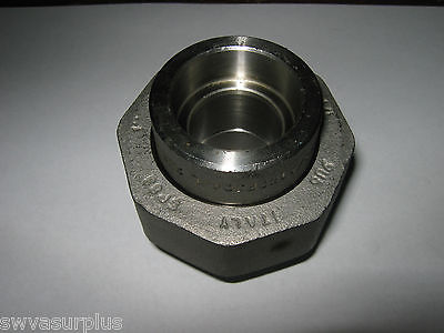 1 pc 1" Stainless Steel Pipe Union Socket Weld, SA/A182F304/L, 3000PSI, New