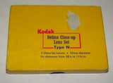 2pc. Kodak Type N Vintage Retina Close Up Lens, New
