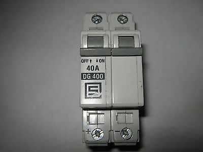 Schurter Circuit Breaker, AS168X-CB2, DG400, 40A, 2P,New