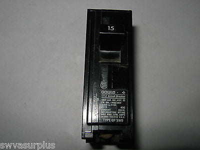 1 pc Gould I-T-E Q115 Circuit Breaker, 15A, 1P, Used