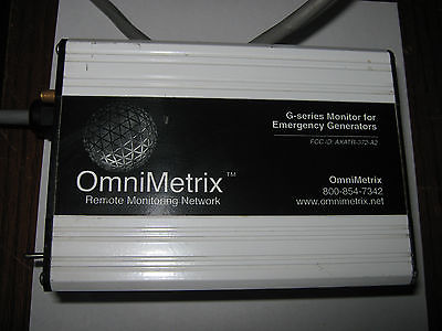 Omnimetrix G-Series Monitor For Emergency Generators, Used