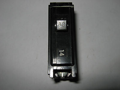Westinghouse Quicklag Circuit Breaker, QNPL1030, 1 Pole, Used