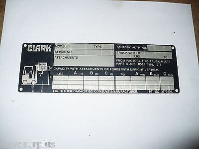 1 pc. Clark 2773408 Data IC Plate, New