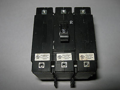 Sensata Airpax Circuit Breaker, LELK111-32559-4-V, 70A, 250V, 3P, New